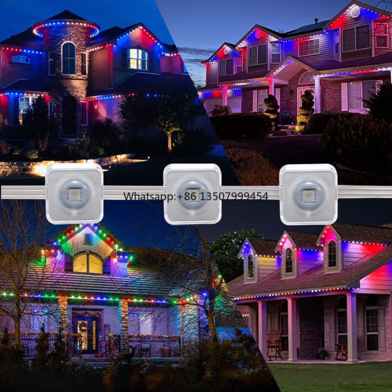 Rgb Light Strip - WLAN-gesteuerte Smarte LED-Lichtstreifen 15M RGB Farbwechsel