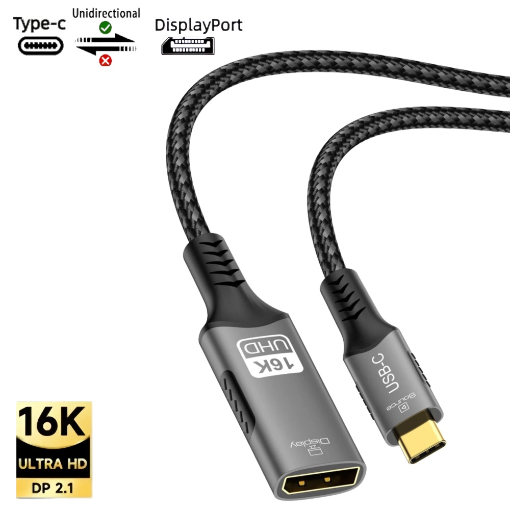 Pc Gaming Gigabyte - 16K Typ C auf DisplayPort-Kabel 8K@60Hz