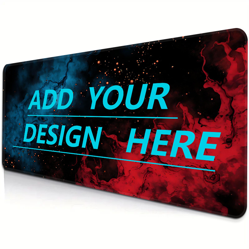 Pc Gaming Custom - Maßgefertigte große Schreibtischunterlage, DIY-Bild-Druck, Gaming-Mauspad, rutschfeste