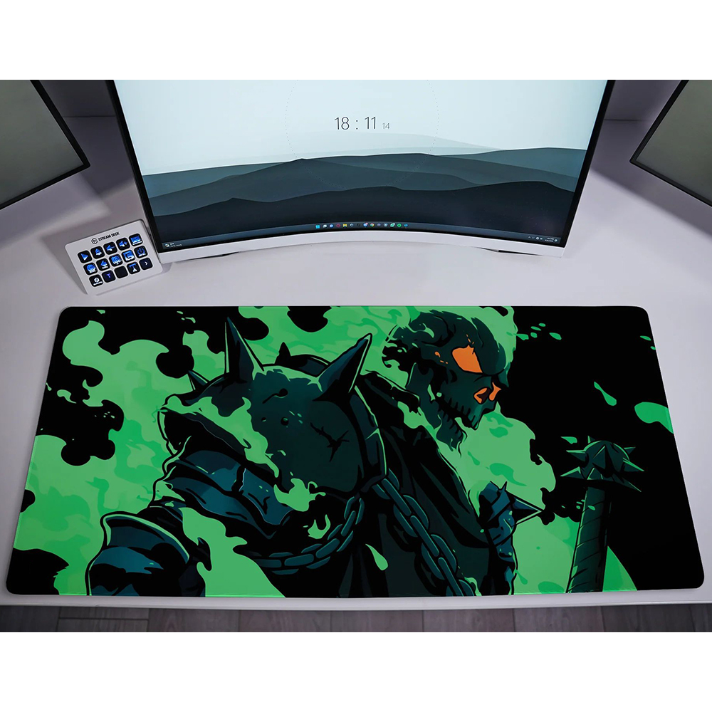 Anti-Ghosting Keyboard - Ghost Rider Mauspad Groß Laptop Gamer