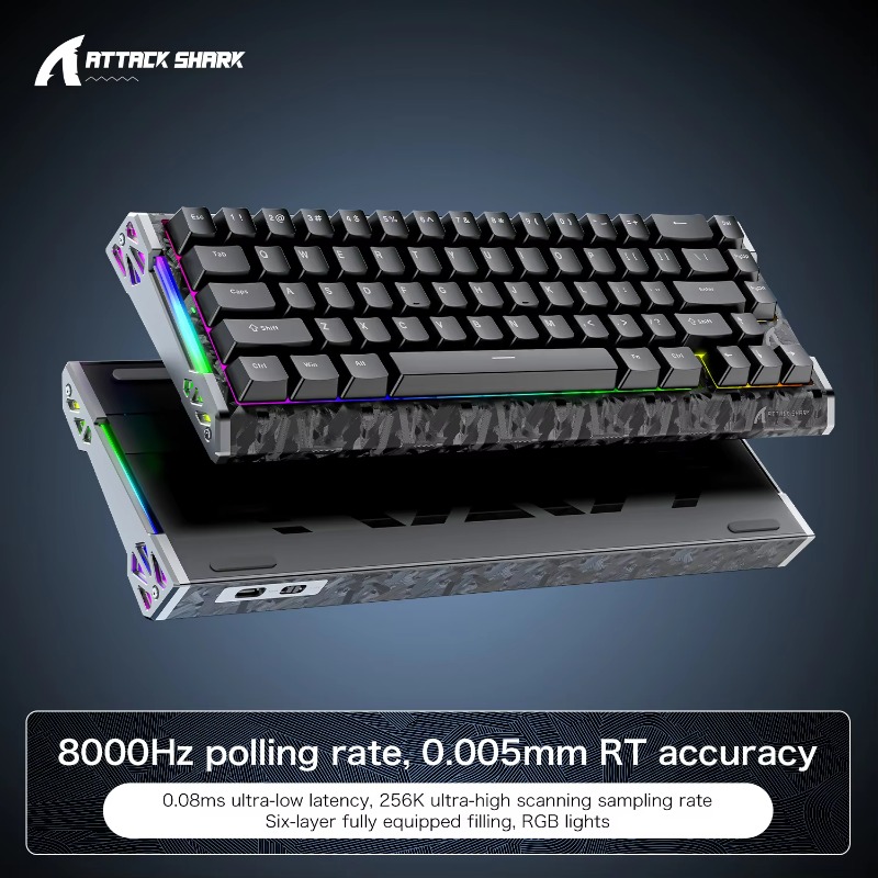 Attack Shark für R86 HE Carbon – Pc Gaming Gigabyte Bewertung und Preis