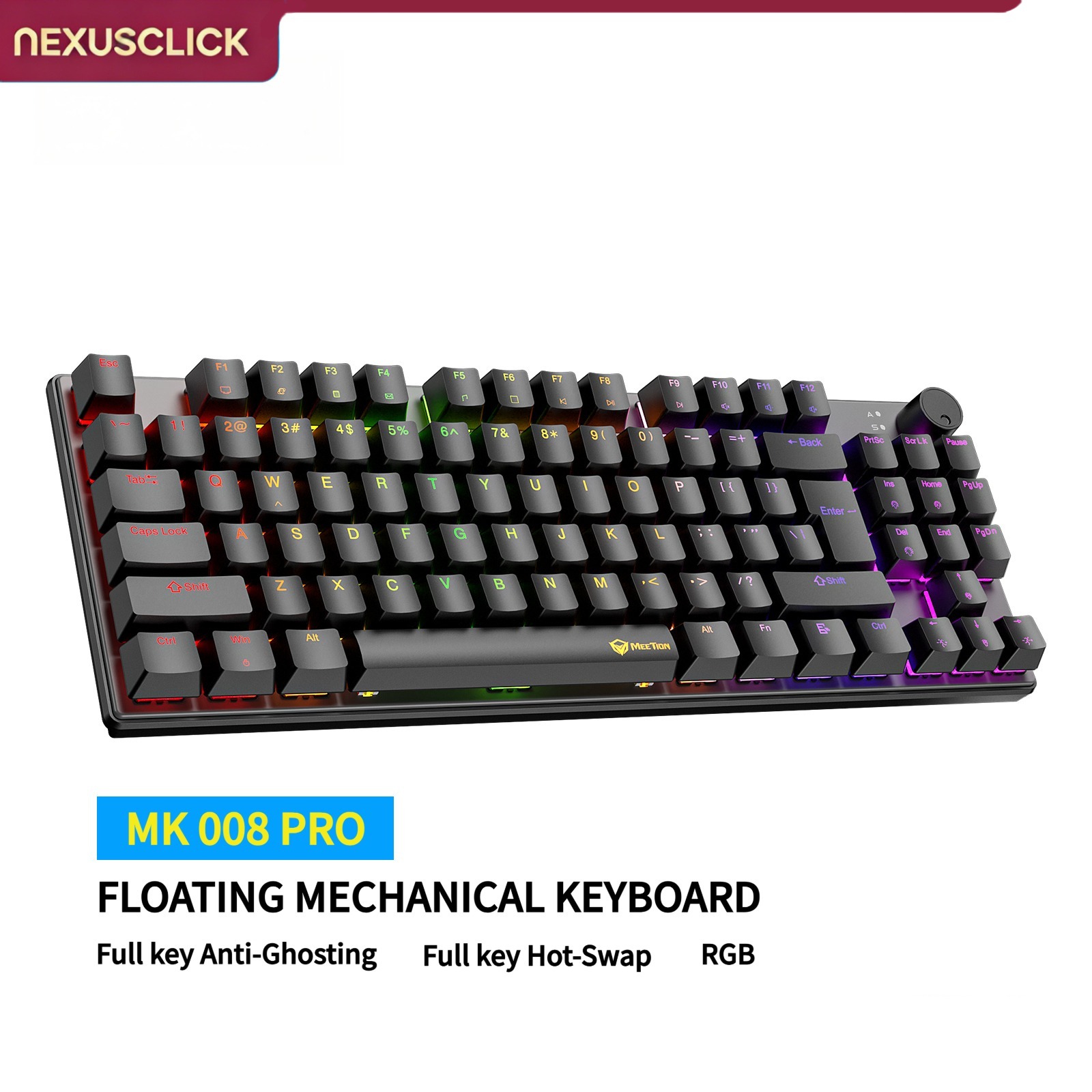 NexusClick 88-Tasten Hot-Swap  – Anti-Ghosting Keyboard Bewertung und Preis