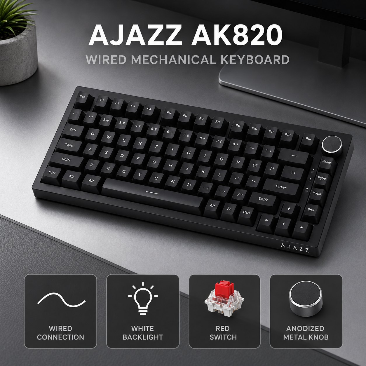 AJAZZ AK820 und AK820PRO Mecha – Anti-Ghosting Keyboard Bewertung und Preis