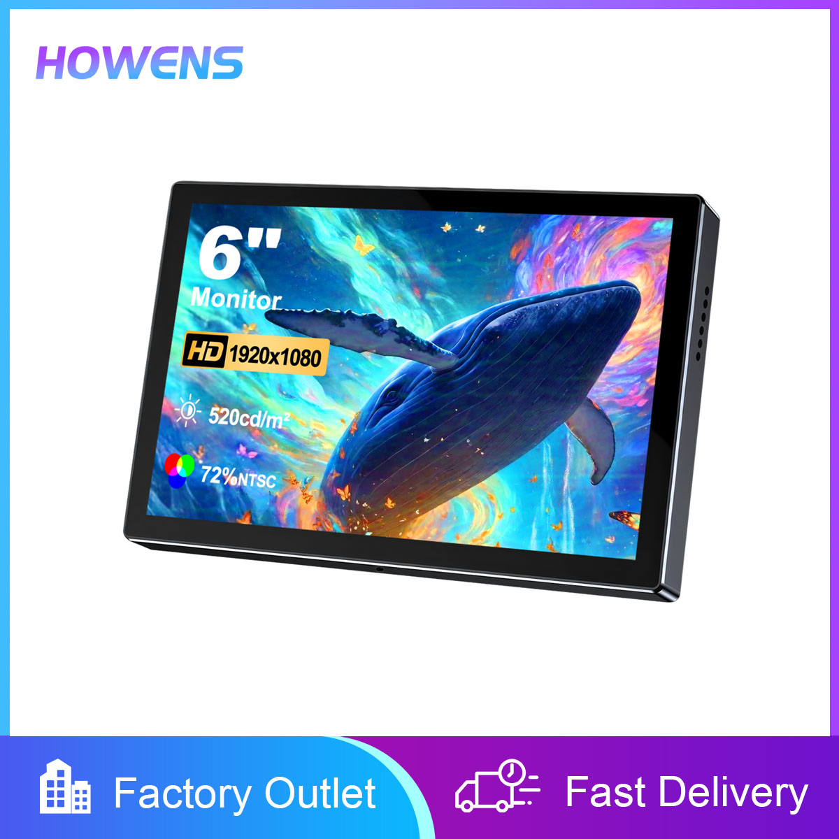 6 Zoll tragbarer Monitor HD 10 – Pc Gaming Gigabyte Bewertung und Preis