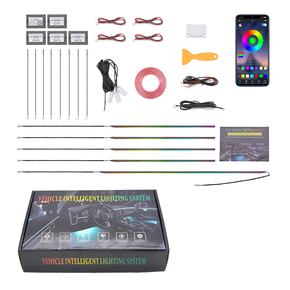 Meistverkauftes Auto-Ambientel – Rgb Light Strip Bewertung und Preis