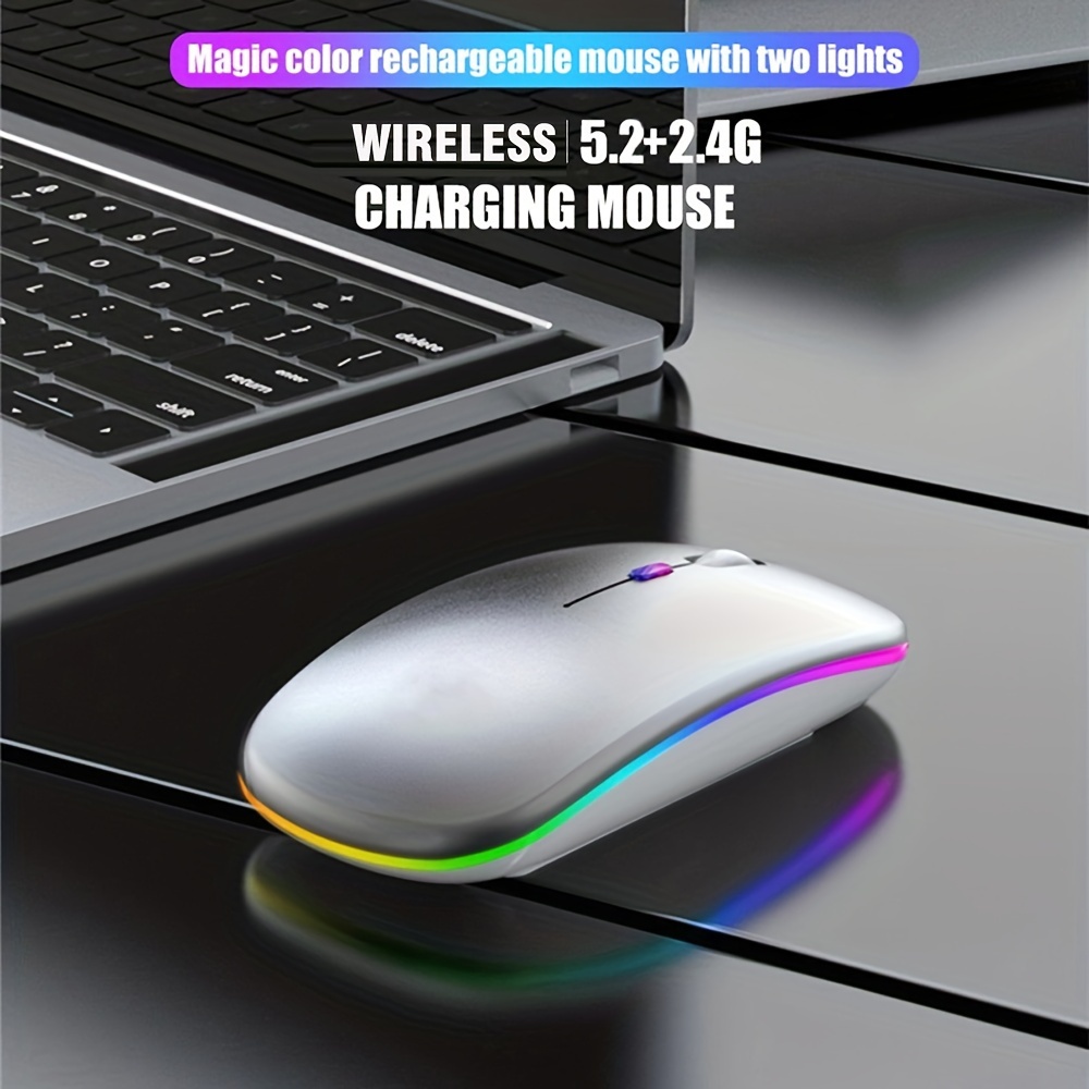 Drahtlose Maus RGB Wiederaufla – Pc Gaming Handheld Bewertung und Preis