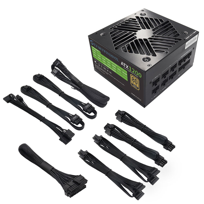 PCIE 5.0 1200 W PC-Netzteil Vo – Pc Gaming Watt Bewertung und Preis