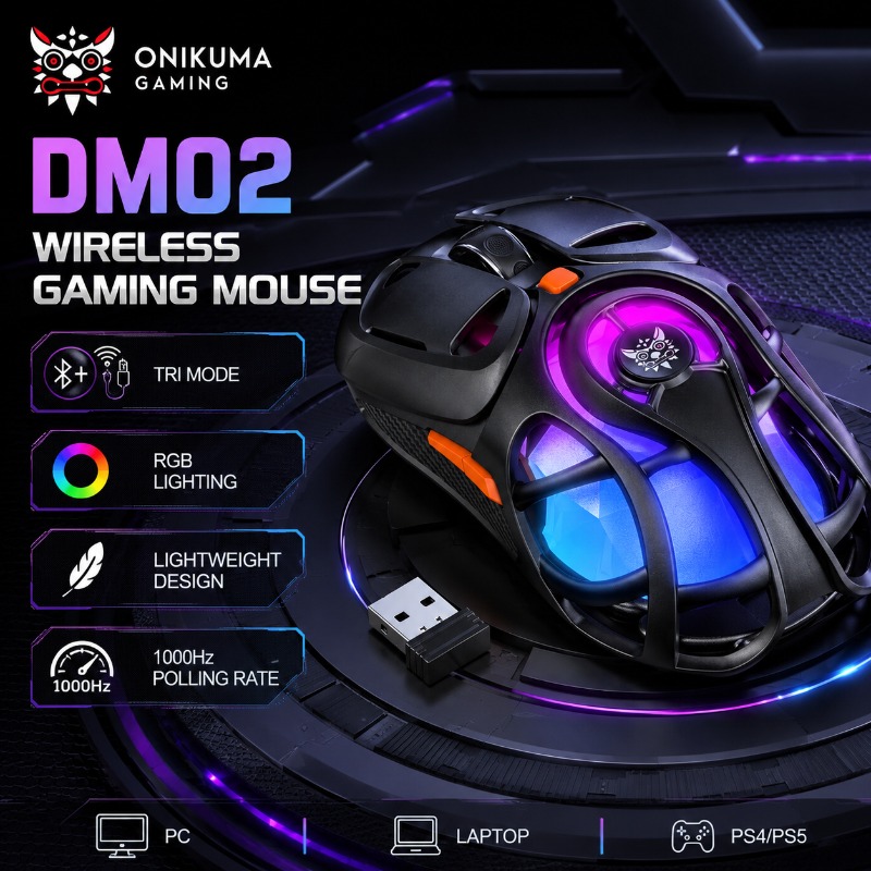 ONIKUMA DM02 Kabellose Gaming- – Pc Gaming Gigabyte Bewertung und Preis