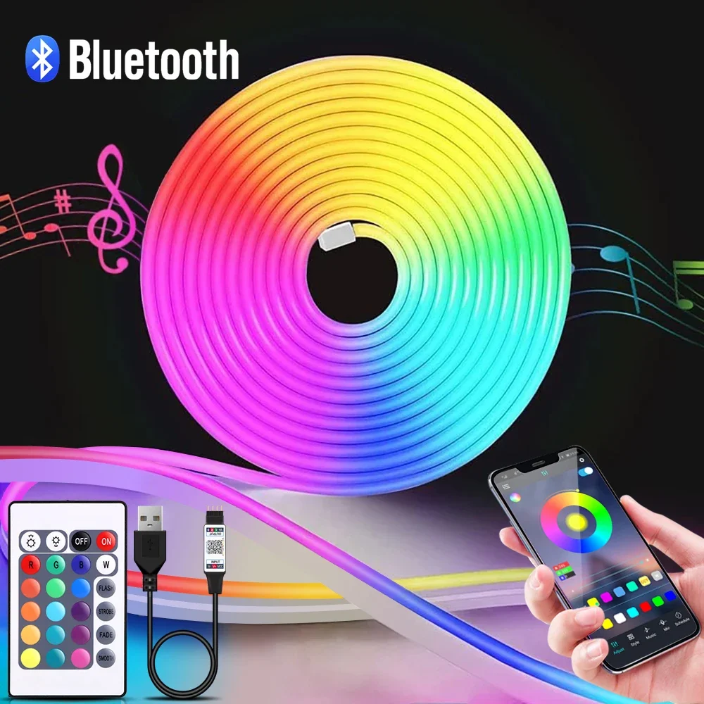 1-5 m RGB LED Neon Streifen Li – Rgb Light Strip Bewertung und Preis